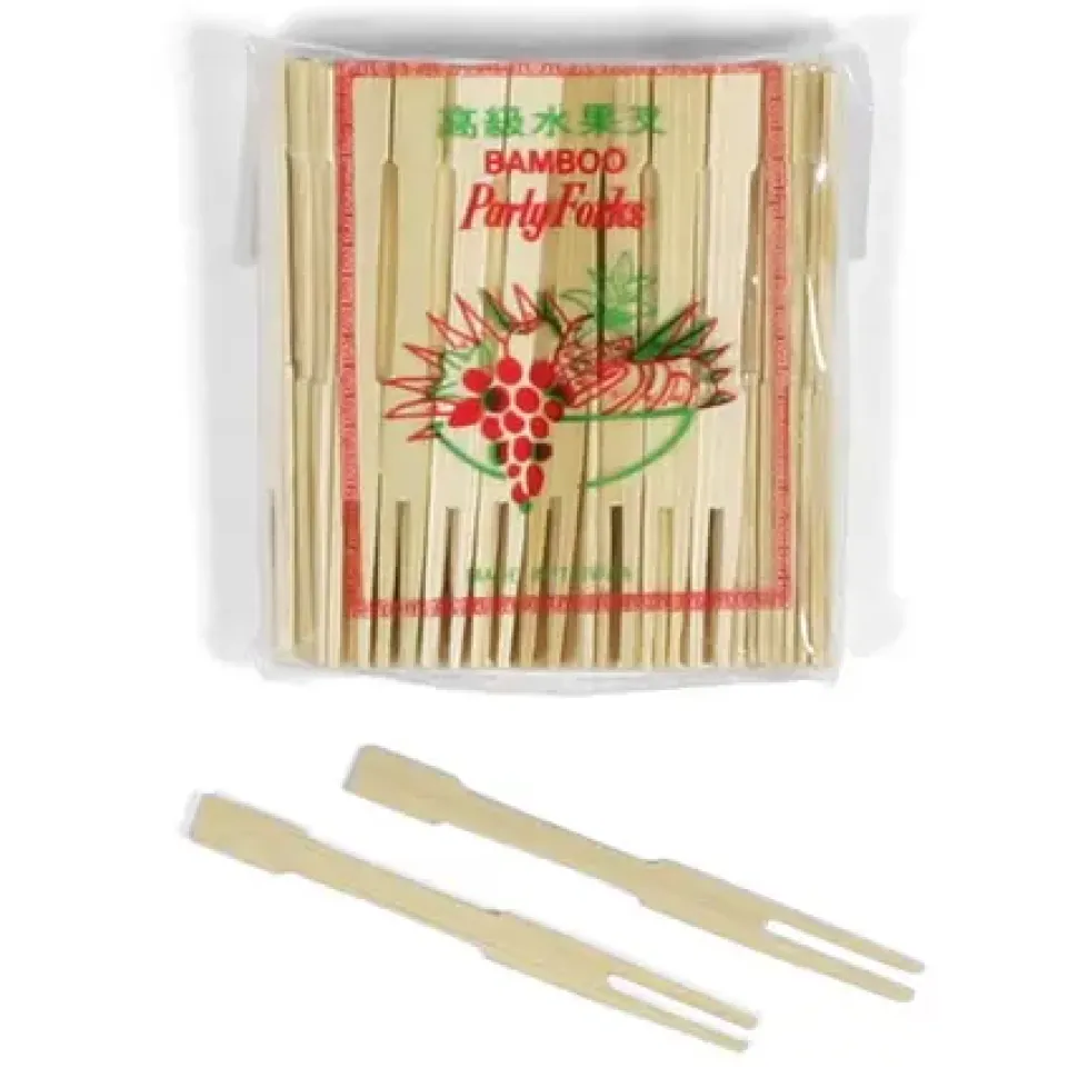 Bamboo Fruit Forks
