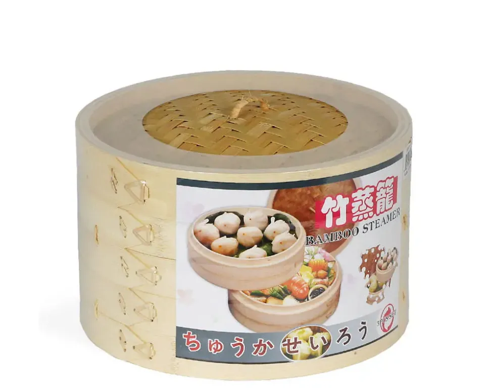 Bamboo Steamer Set 10"