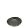 Black Cosmos Shell Sauce Dish 3-1/4"
