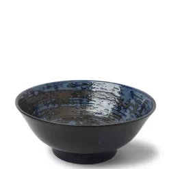 Blue Black Swirl 8.25" Bowl