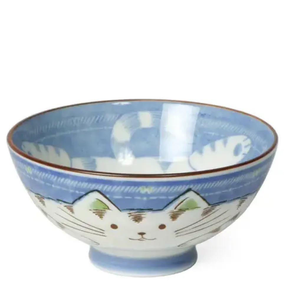 Blue Cat Rice Bowl