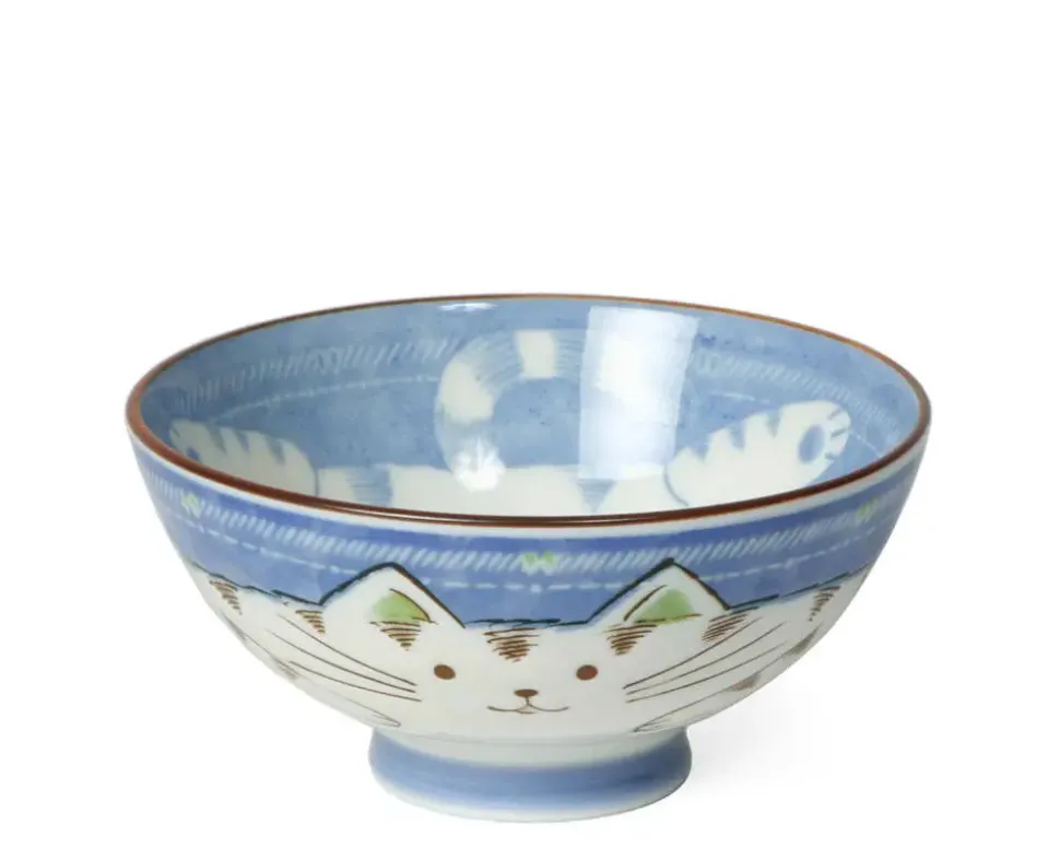 Blue Cat Rice Bowl