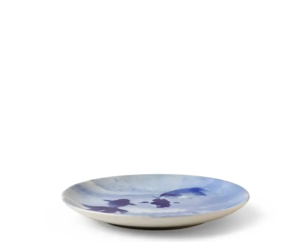 Blue Fish Swimming Plate