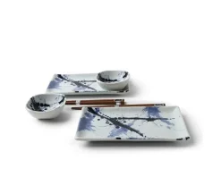 Blue Sumi Sushi Set