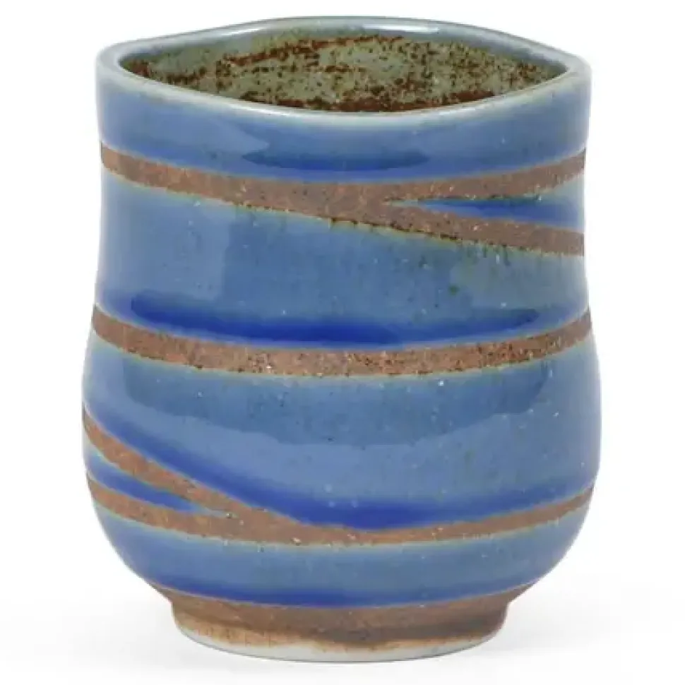 Blue Swirl 10 Oz. Teacup