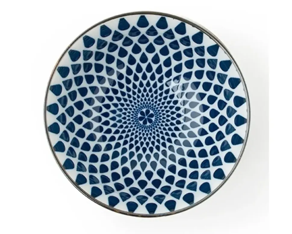 Blue & White 6" Bowl Set