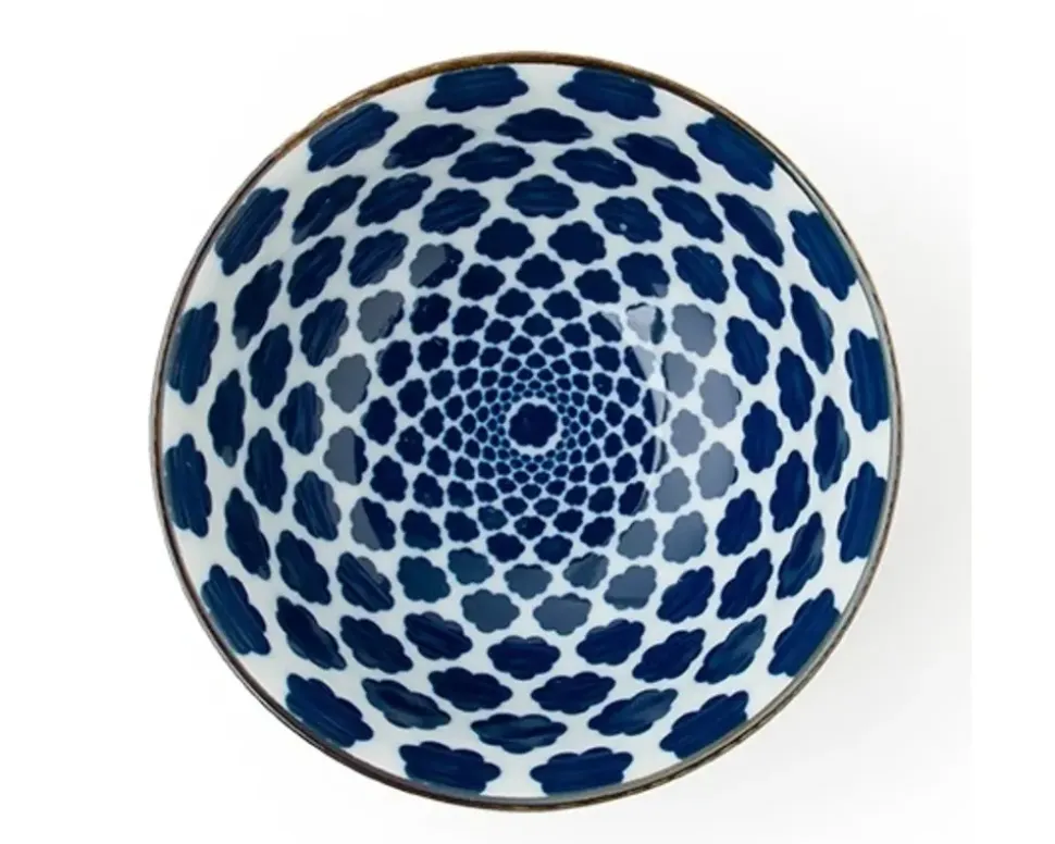 Blue & White 6" Bowl Set