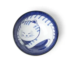 Blue & White Cat 5-3/4