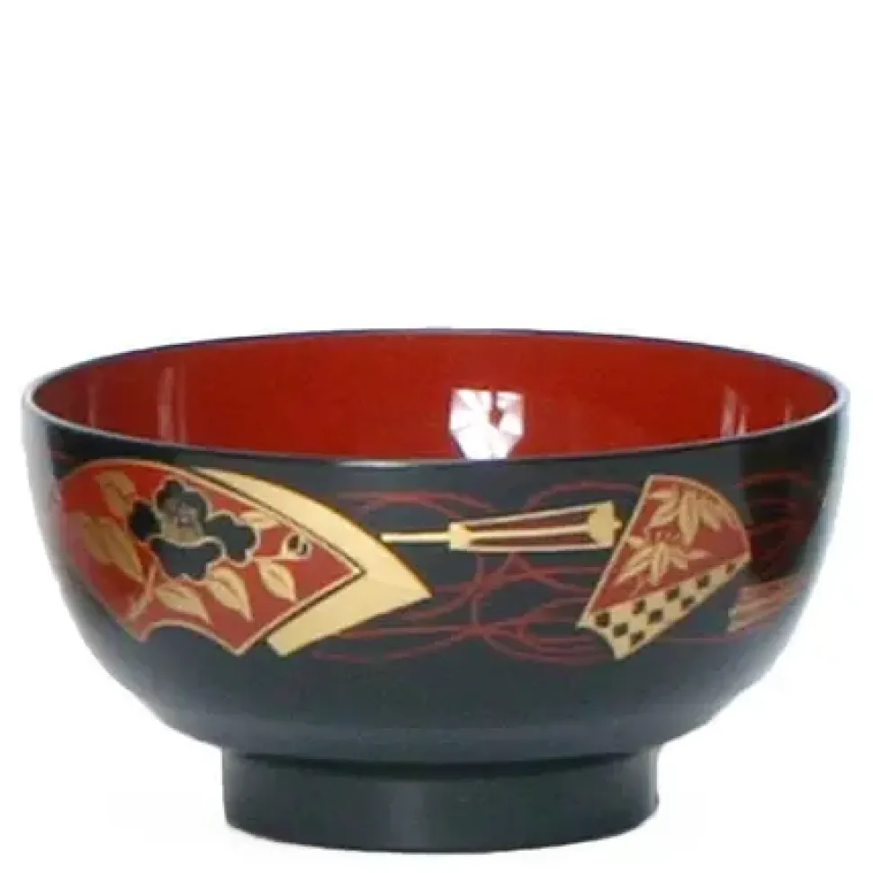 Bowl Soup 4.5" Black Fans