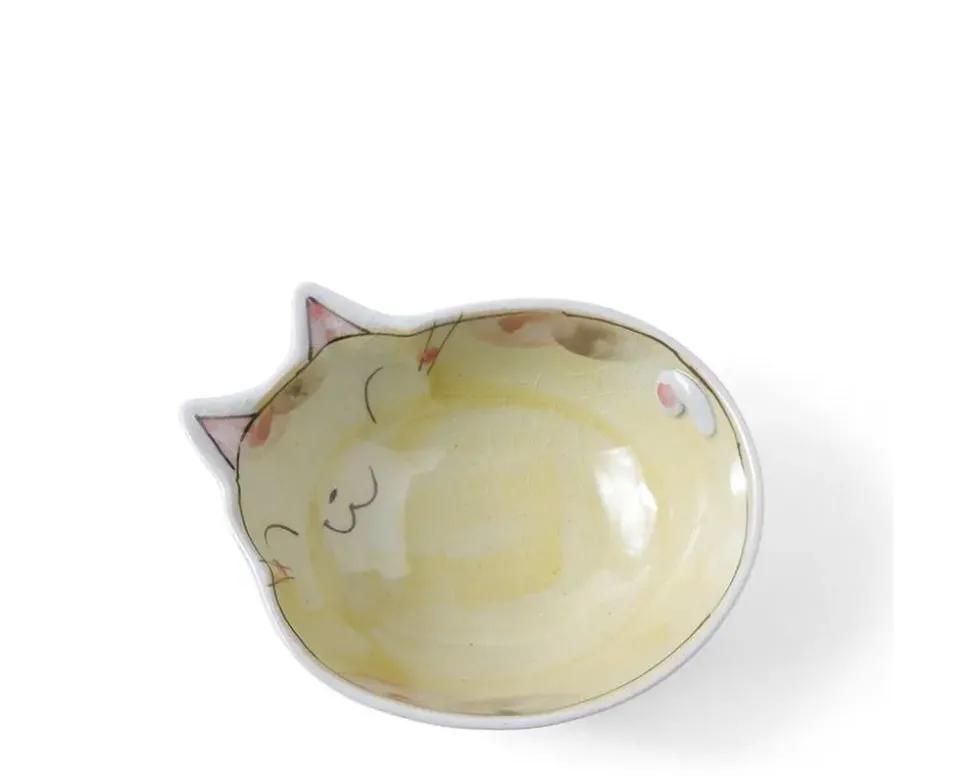 Bowl Tabby Cat