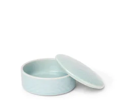 Bowl With Cover Himari Lt Blue