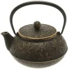 Cast Iron Teapot Black Maple