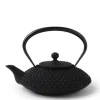 Cast Iron Teapot Flat Hailstone 1.08L