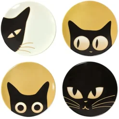 Cat Eyes 3.5" Mini Plate Set