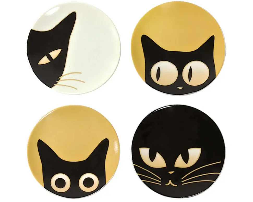 Cat Eyes 3.5" Mini Plate Set