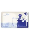 Cat Gone Fishing Plate