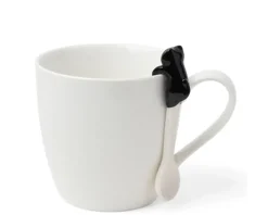 Cat Hanging Spoon - Black