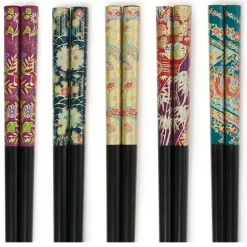 Chopsticks Kimono Print