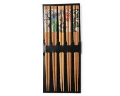 Chopsticks Set Antique Byobu Natural