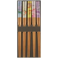 Chopsticks Set Bamboo Garden Seasons