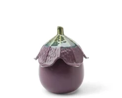 Container Eggplant W/ Lid