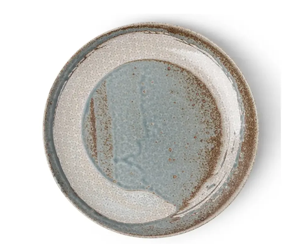 Enso Green Plate 8-1/2"