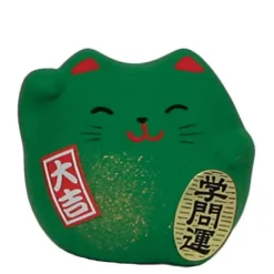 Feng Shui Cat 2.25" - Green