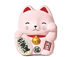 Feng Shui Fortune Cat Bank - Pink