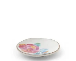 Floral Mini Plate Pink Rose