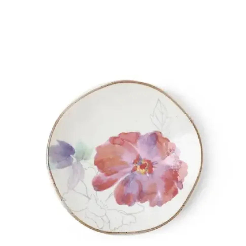 Floral Mini Plate Purple