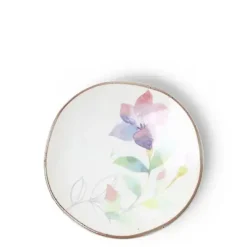 Floral Mini Plate Purple Pink