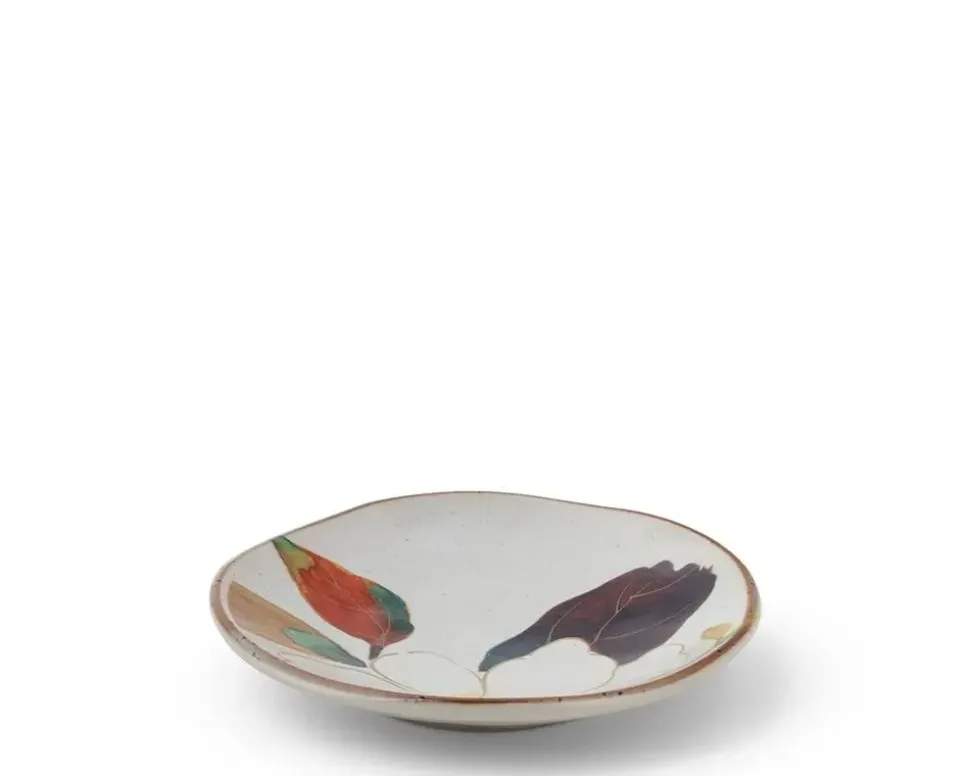 Floral Mini Plate White