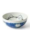Fortune Cat 6.25" Bowl Blue