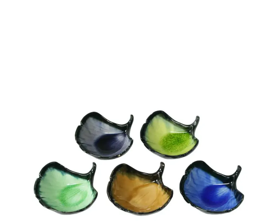 Ginkgo Leaf 3.5" Mini Bowl Set