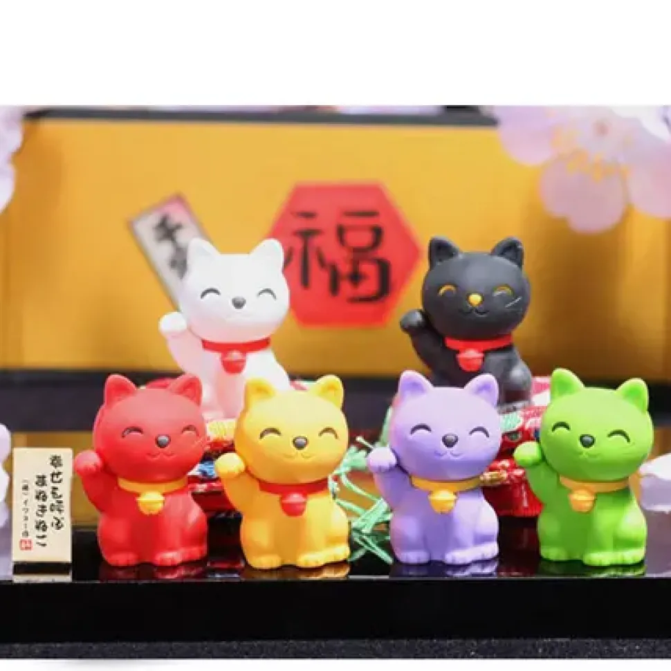 Iwako Fortune Cat Erasers