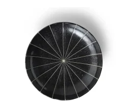 Kasa Lines Black 6.5" Plate