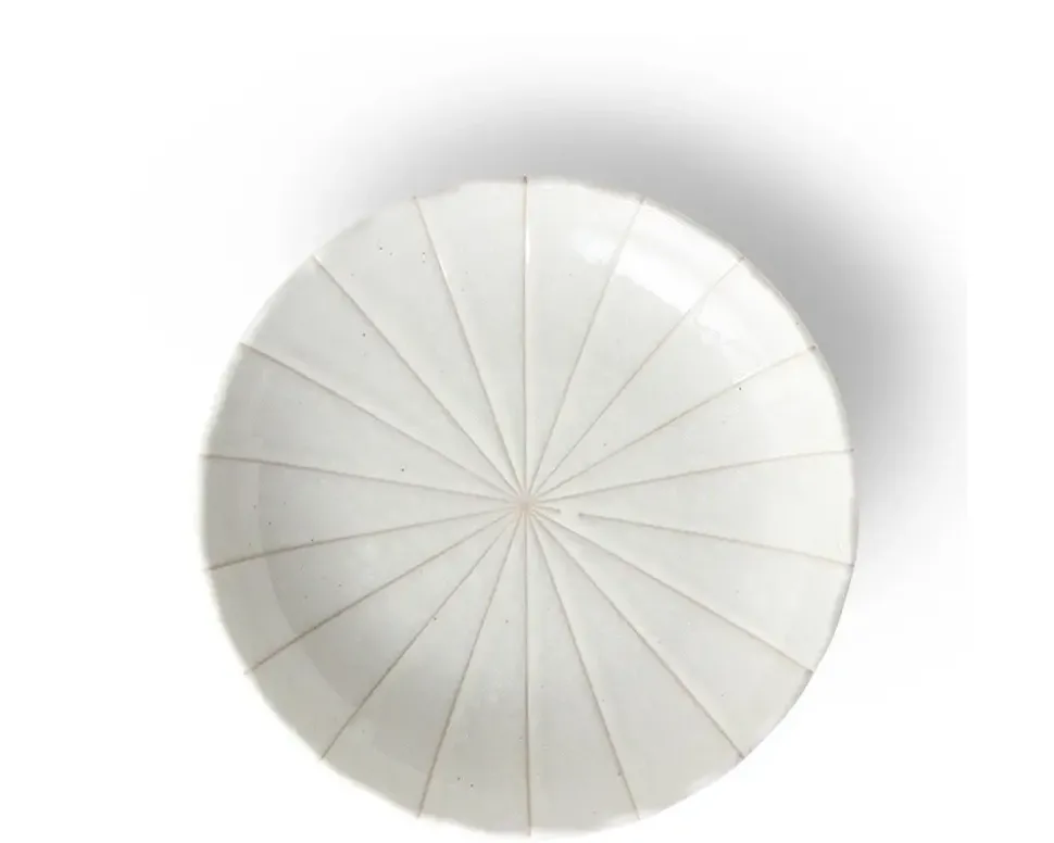 Kasa Lines White 6.5" Plate