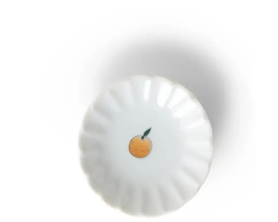 Kudamono Sauce Dish Orange