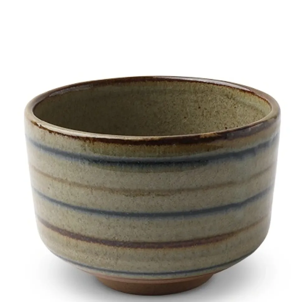 Matcha Stripes 4.25" Teacup