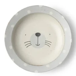 Mogu Mogu Seal Shallow Bowl 8.75"
