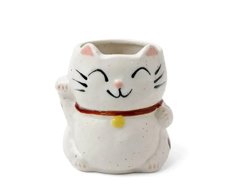 Mug Cat White With Spots