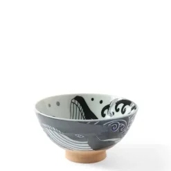 Rice Bowl Blue Whale Waves