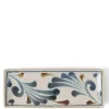 Rustic Blue Vines Rectangle Plate