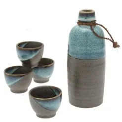 Sake Set Black Sand Beach