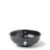Satin Black White Dots Sauce Bowl