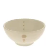 Satin White Dots 7-1/4" Bowl