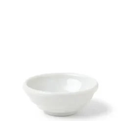Sauce Dish Chinmi White + Blue Swirl