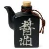 Shoyu 6 Oz. Sauce Pot With Cork - Black Matte