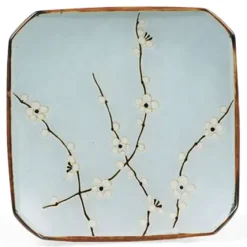 Spring Blossoms 5.25" Sq. Plate