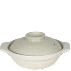 Sumi Kannyu White Donabe Casserole, 34 Oz.
